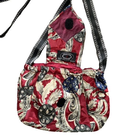 Beautiful Crafted From Mens Ties! Velcro Closure and an Interior Pocket - Picture 2 of 7